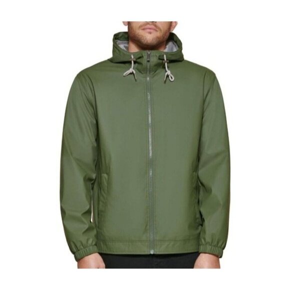 Club Room Men's Rubberized Rain Hoodie/Windbreaker. New With Tags $125. XL - Picture 1 of 4